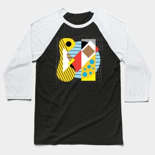 Beautiful Geometric Minimalist Abstract Baseball T-Shirt